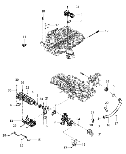 2008 Dodge Ram 3500 EGR Valve Diagram