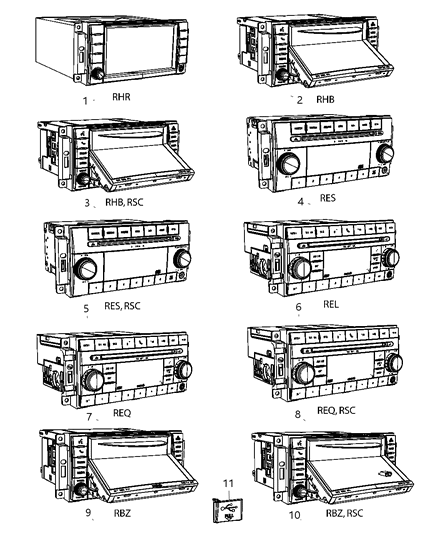 2011 Chrysler 200 Radios Diagram