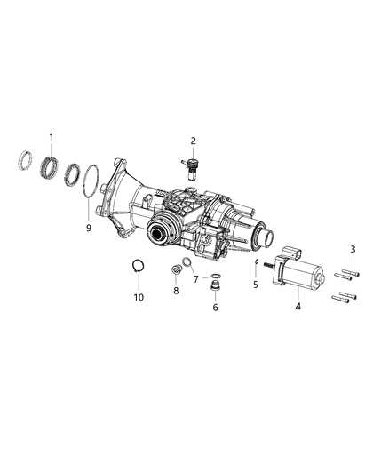 2018 Jeep Compass Seal-Input Diagram for 68408750AA