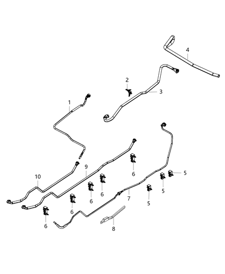 2013 Ram 1500 Fuel Lines Chassis Diagram