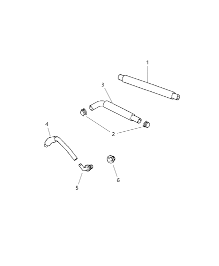 1997 Dodge Stratus Crankcase Ventilation Diagram 3