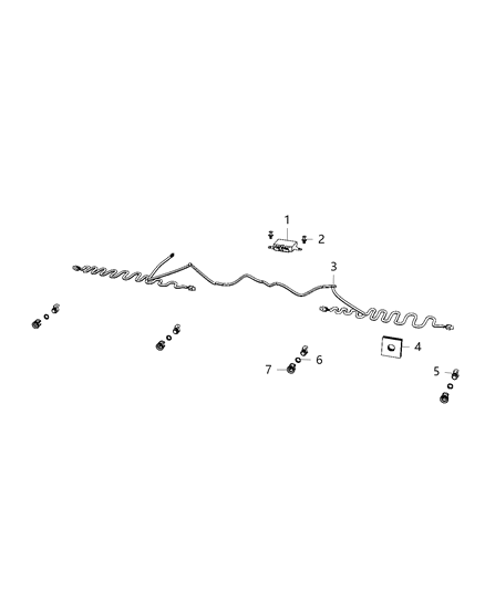 2019 Ram 3500 RIVET-Plastic Diagram for 6104899AA