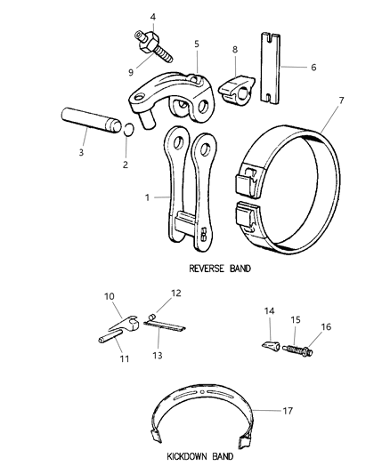 1997 Dodge Ram Van Bands Diagram 2