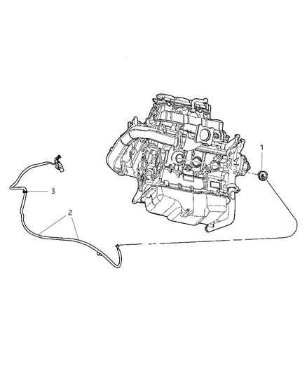 2007 Chrysler Town & Country Cylinder Block Heater Diagram 3