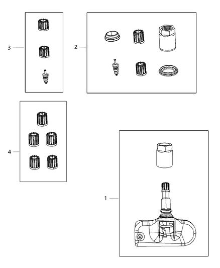 2009 Chrysler PT Cruiser Tire Monitoring System Diagram