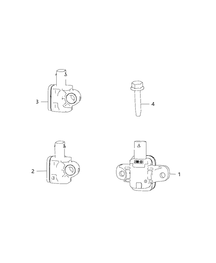 2019 Dodge Durango Sensors, Impact & Acceleration Diagram