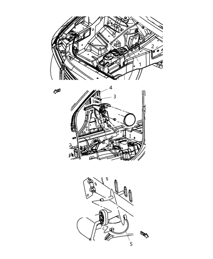 2009 Dodge Journey Ground Straps Diagram