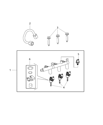 2019 Jeep Renegade Fuel Rail Diagram 1