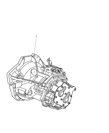 2003 Dodge Neon Transaxle Assembly Diagram