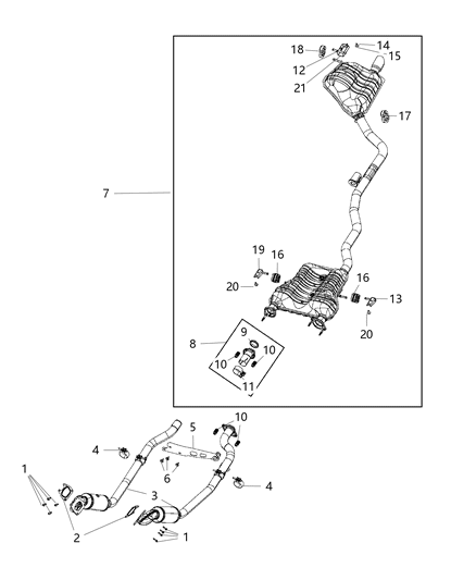 2018 Jeep Grand Cherokee Exhaust System Diagram 4