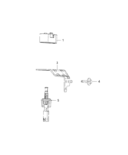 2019 Jeep Wrangler Switches, Underhood Diagram