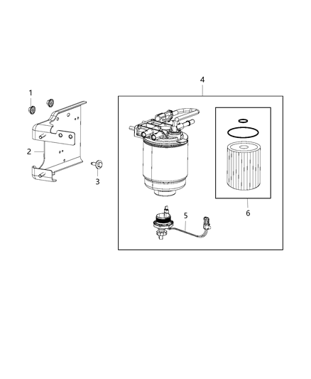 2018 Ram 4500 Fuel Filter Diagram 2