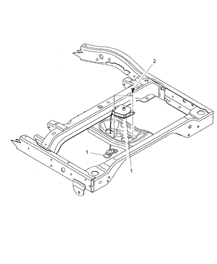 2008 Chrysler Aspen Spare Tire Stowage Diagram