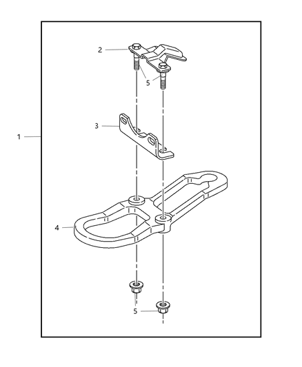 2009 Chrysler Aspen Hook Kit - Tow Diagram