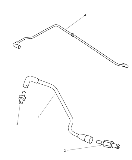 2000 Dodge Neon Filter-CRANKCASE Vent Diagram for 5019684AA