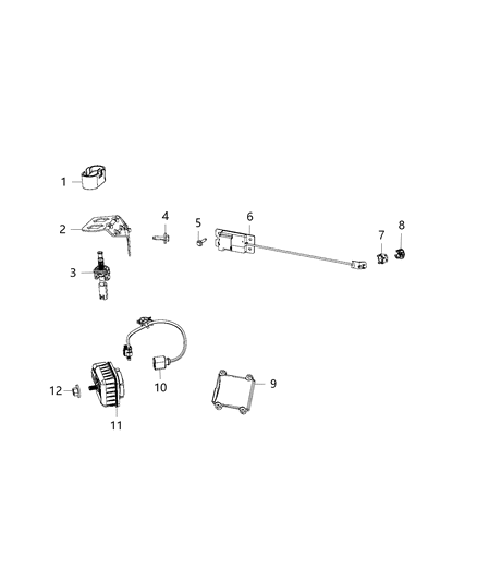 2018 Jeep Wrangler Siren, Alarm System Diagram