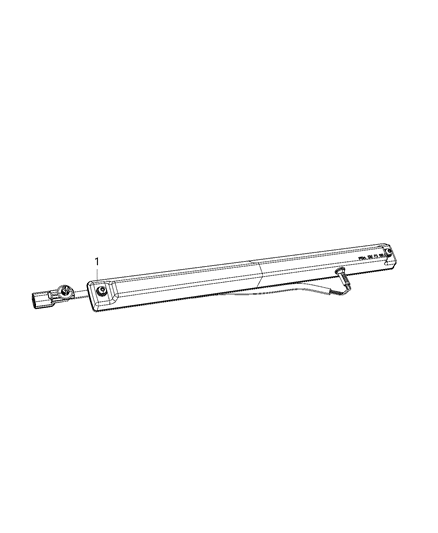 2020 Ram 3500 Lamps - Rear Diagram 1