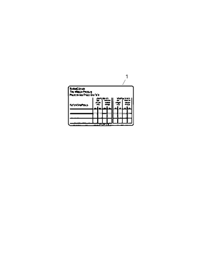 2007 Dodge Sprinter 2500 Tire Diagram