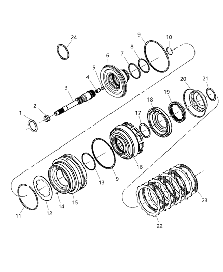 2007 Jeep Commander Input Shaft Diagram