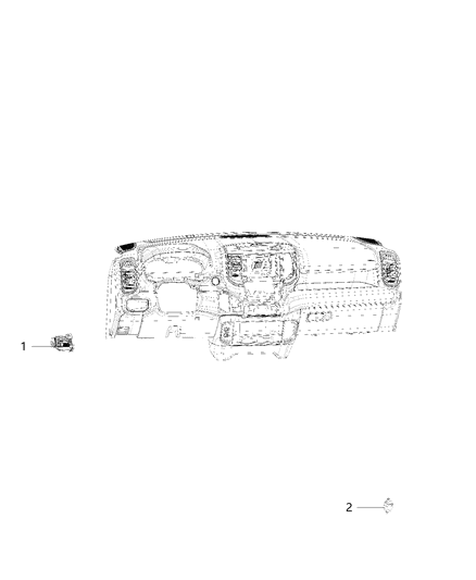 2020 Ram 3500 Switches - Powertrain Diagram