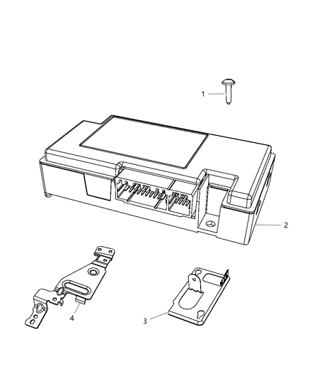 2011 Dodge Journey Module-TELEMATICS Diagram for 5064986AH