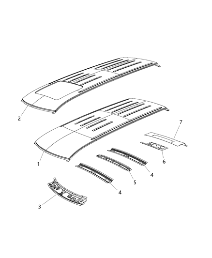 2020 Jeep Grand Cherokee Tape Diagram for 68041145AD