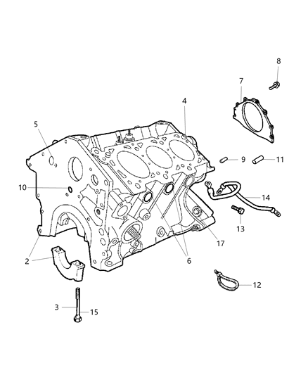 2006 Chrysler Pacifica Strap-Ground Diagram for 4685895AA