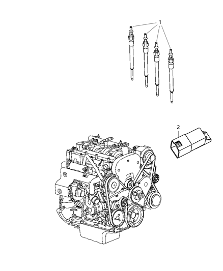 2019 Jeep Wrangler Glow Plug Diagram