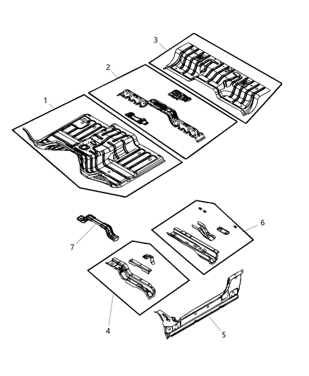 2020 Ram 2500 Floor Pan Diagram