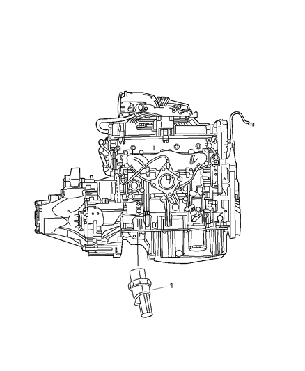 2000 Dodge Intrepid Switches - Engine Diagram