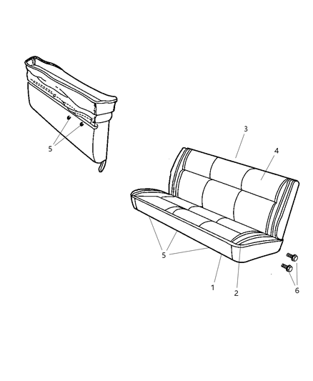 2003 Dodge Ram Van Rear Seats Diagram