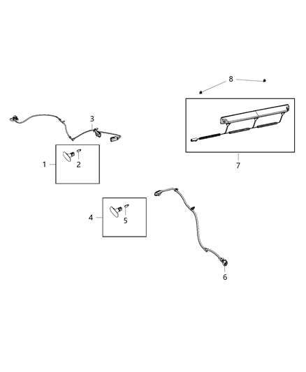 2017 Ram 3500 Lamps, Dual Fenders And Tailgate Diagram