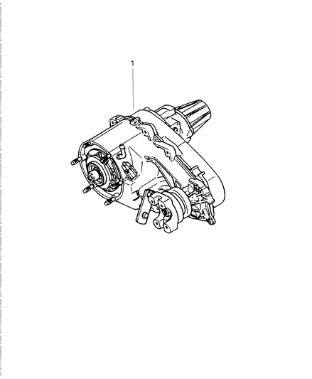 1999 Dodge Durango Transfer Case Diagram 2