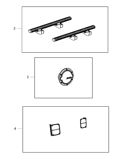 2013 Jeep Wrangler Decor Kit-Fuel Door Diagram for 82210285AB