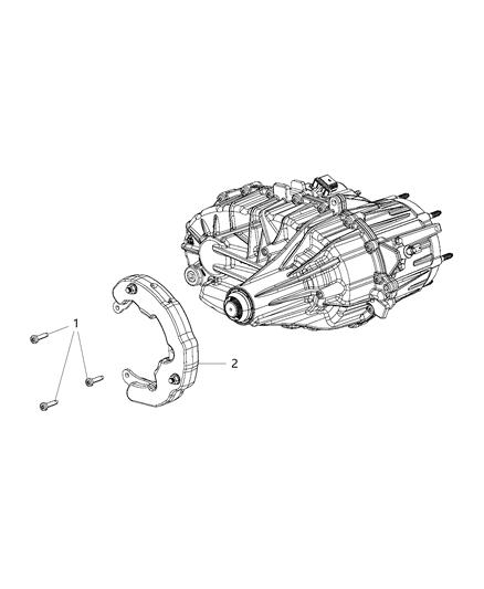 2019 Ram 1500 Transfer Case Damper Diagram 1