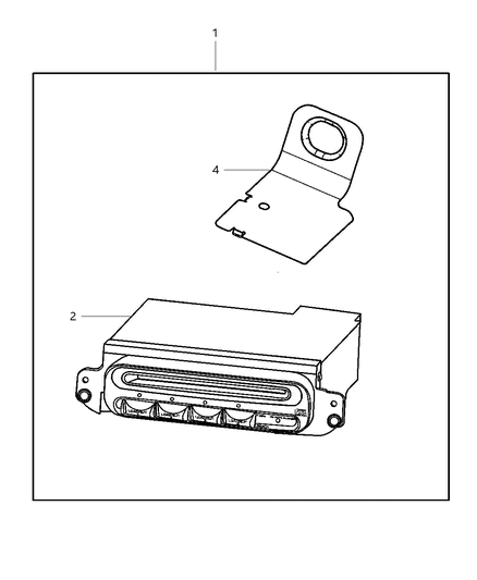 2002 Dodge Neon Player Kit - CD Player - 4 Disc Diagram