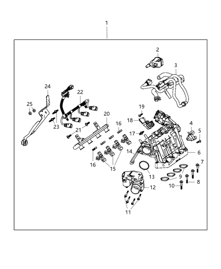 2013 Dodge Dart Bolt Diagram for 68171961AA