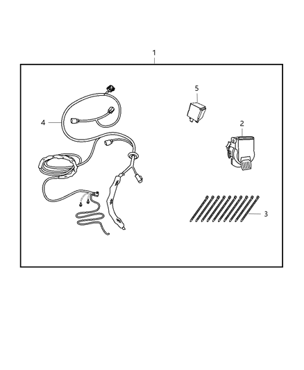 2012 Jeep Liberty Harness-Trailer Diagram for 68002998AC