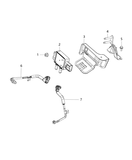 2013 Ram 2500 Front-Pressure Diesel Diagram for 68084492AD