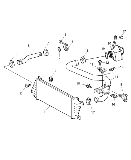 2005 Dodge Sprinter 2500 Charge Air Intercooler Diagram
