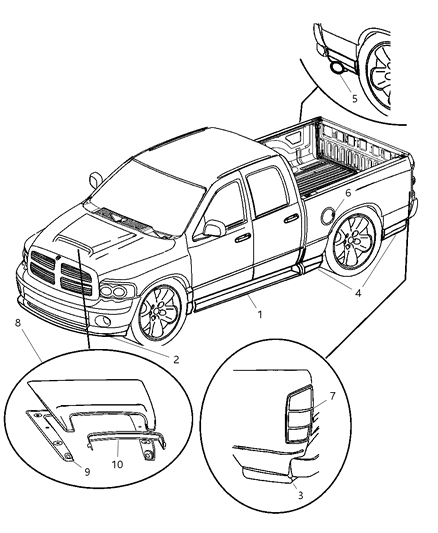 2004 Dodge Ram 1500 Hemi Sport Diagram