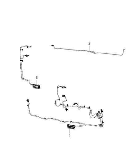 2020 Ram 1500 New Style Wiring - Door & Liftgate Diagram 2