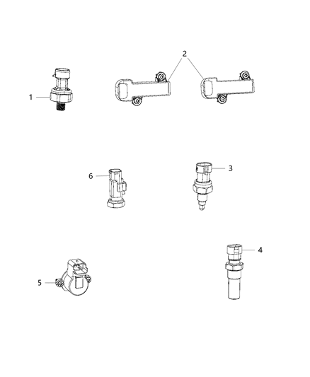 2016 Ram ProMaster 2500 Sensors - Drivetrain Diagram 1