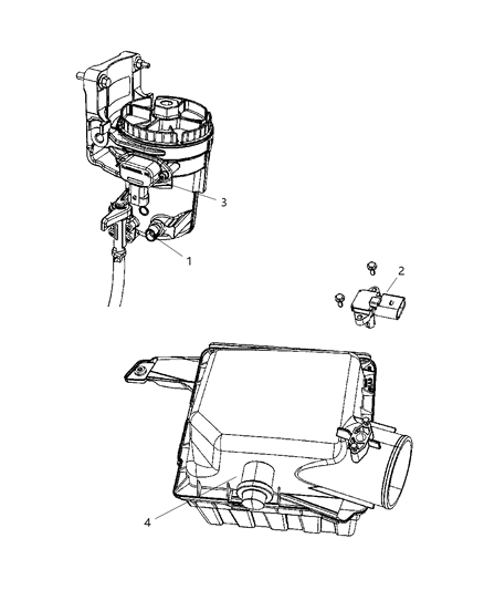 2007 Dodge Ram 2500 Sensor-Map Diagram for 53034091AA