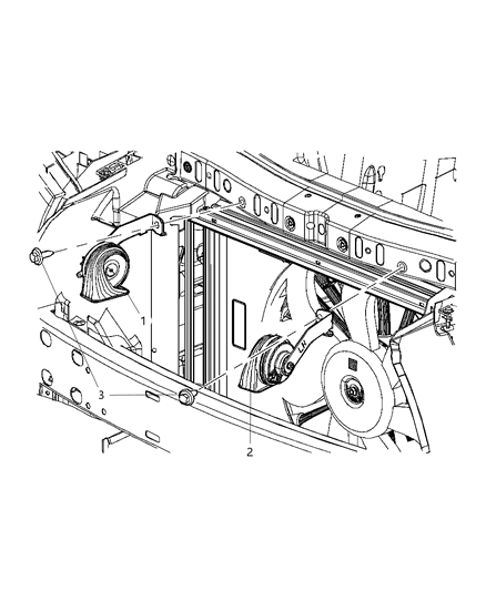 2011 Chrysler 300 Horns Diagram