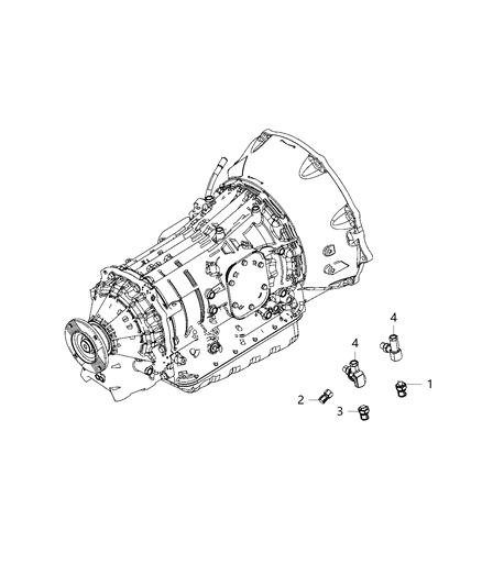 2020 Ram 3500 Cab Chassis Sensors - Drivetrain Diagram 2