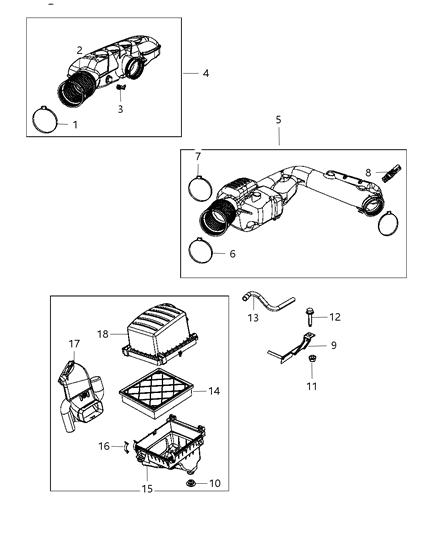 2012 Dodge Durango Air Cleaner Diagram