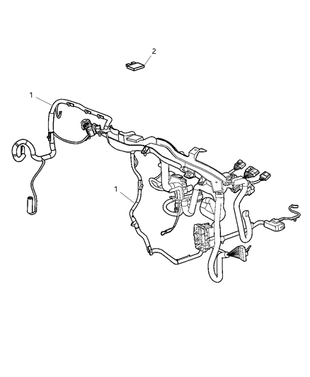 2002 Dodge Neon Wiring - Instrument Panel Diagram