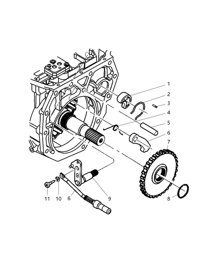 2007 Jeep Wrangler Parking Sprag Diagram 2