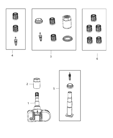 2008 Dodge Dakota Tire Monitoring System Diagram